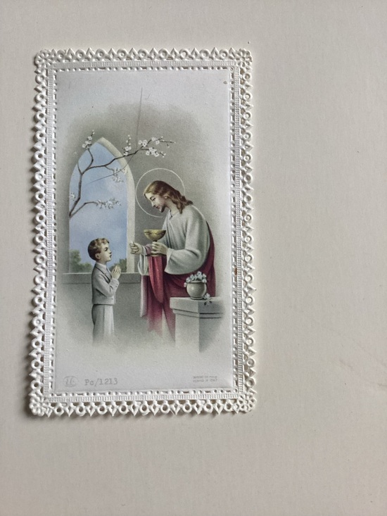 Other - Antique Lace First Communion Holy cards x 10